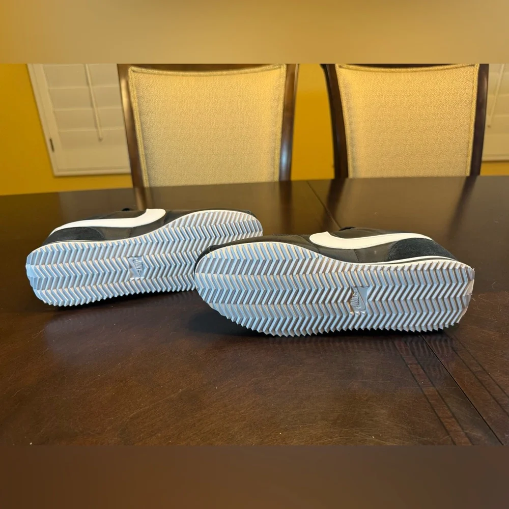 New Nike Cortez Black White Sneaker Shoes